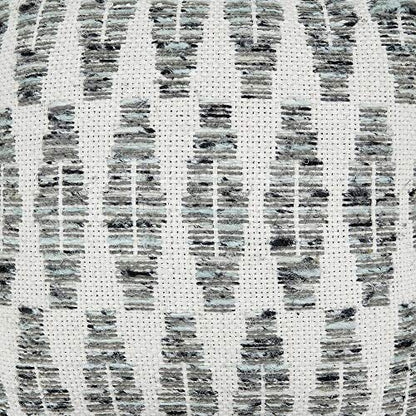 Fennco Styles Grey Diamond Design Pure Cotton Decorative Throw Pillow – Luxury Textured Cushion for Couch, Sofa, Bedroom, Office and Living Room Décor