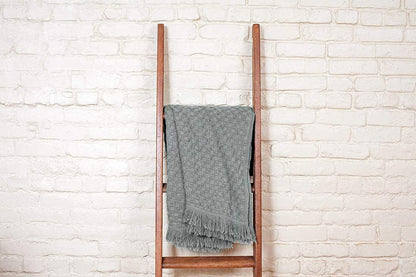 Kasentex Lightweight Cotton Throw Blanket - Soft Decorative Blanket for Sofa or Bed